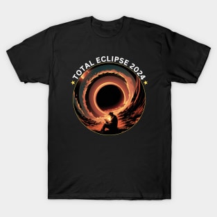 READING IN THE TOTAL ECLIPSE 2024 T-Shirt